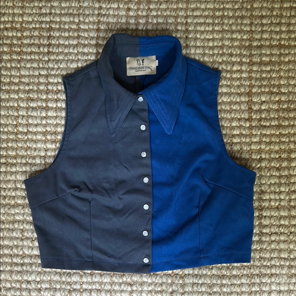 Fashion Brand Company Dual-Tone Vest
